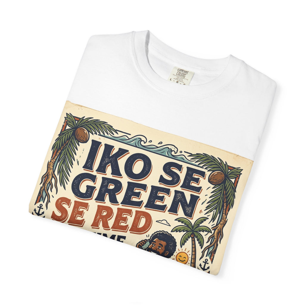 Iko Se Green Se Red Fiji T-Shirt — Vintage Island Vibes Graphic Tee
