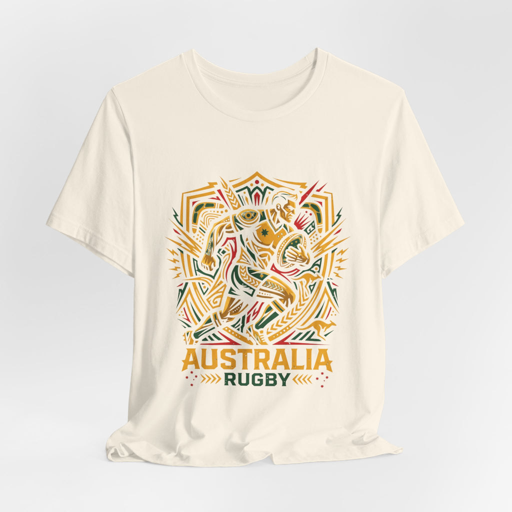 Australia Rugby T-Shirt — Tribal Wallaby Design