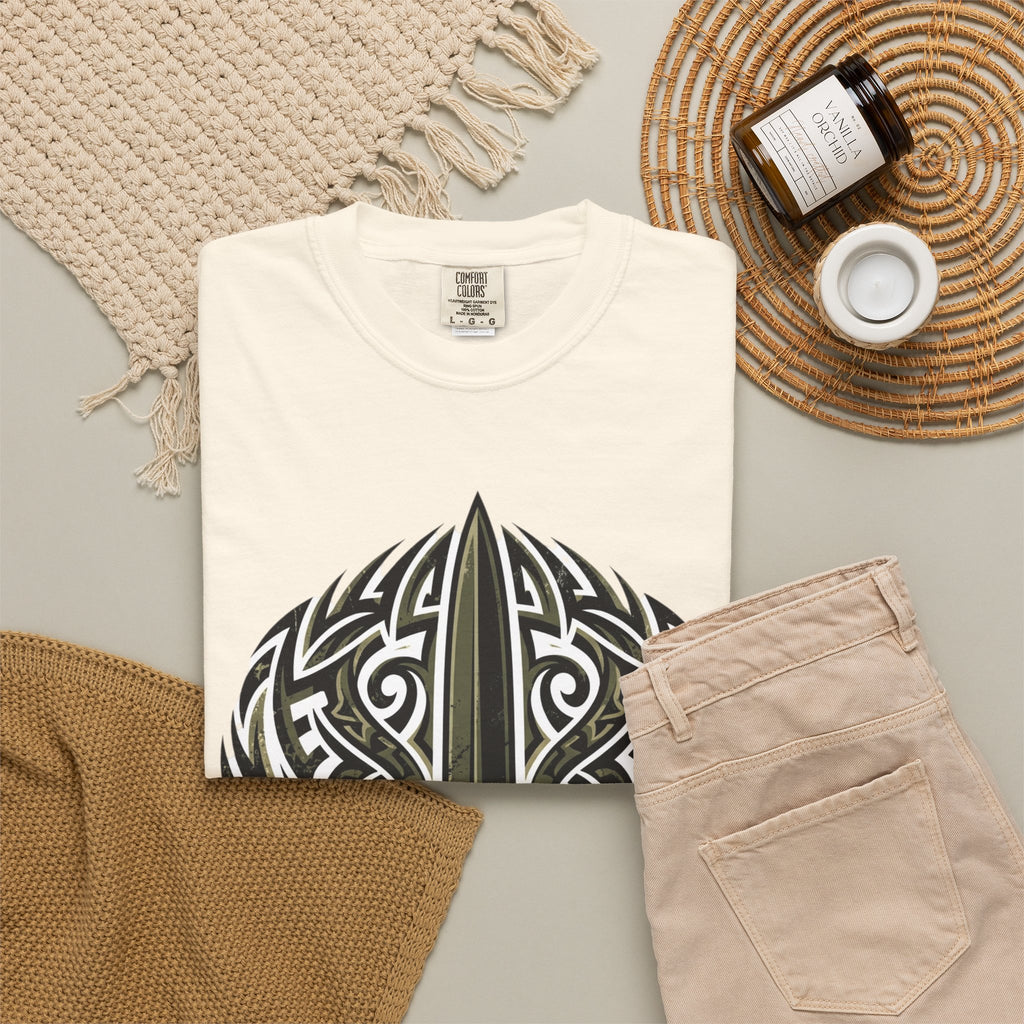 Royal Marines Commando T-Shirt — Gibraltar Tribal Dagger Military Tee
