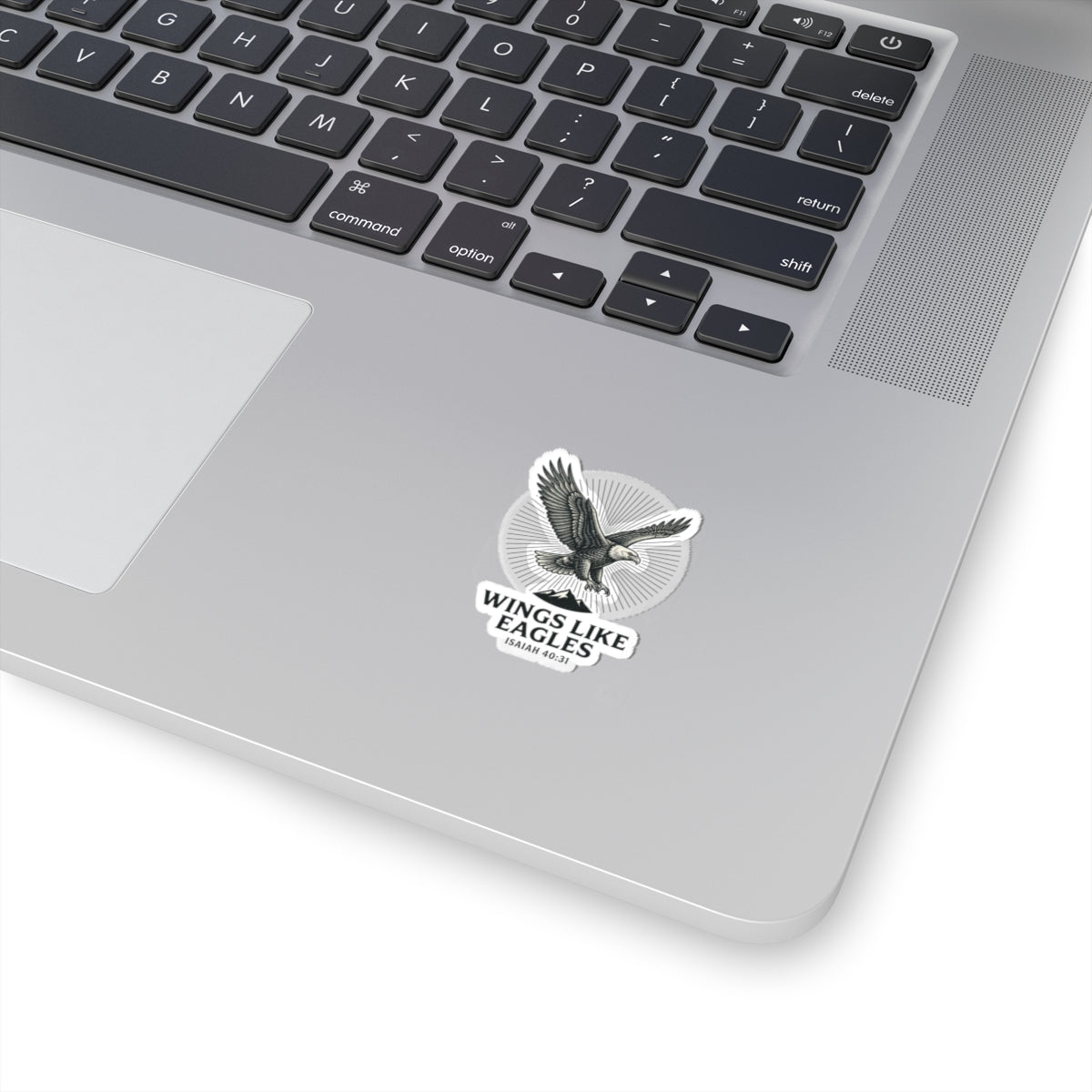 Wings Like Eagles sticker | Isaiah 40:31, Christian faith decal