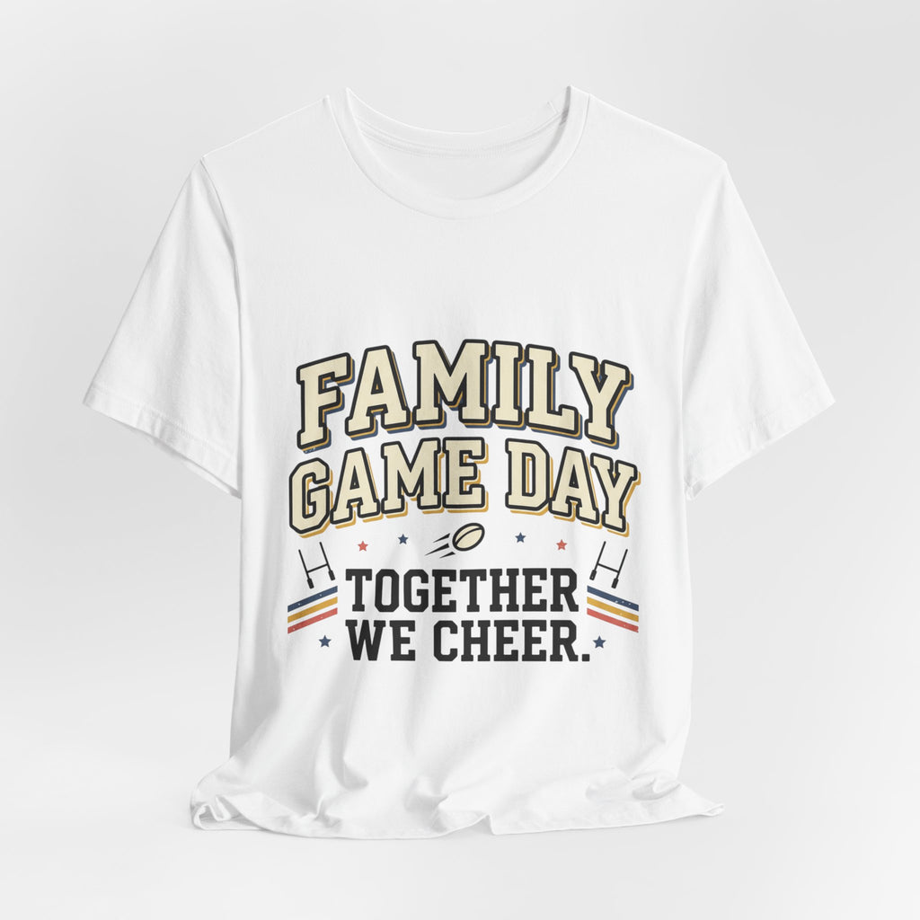 Family Game Day Tee — "Together We Cheer" Family Sports Shirt