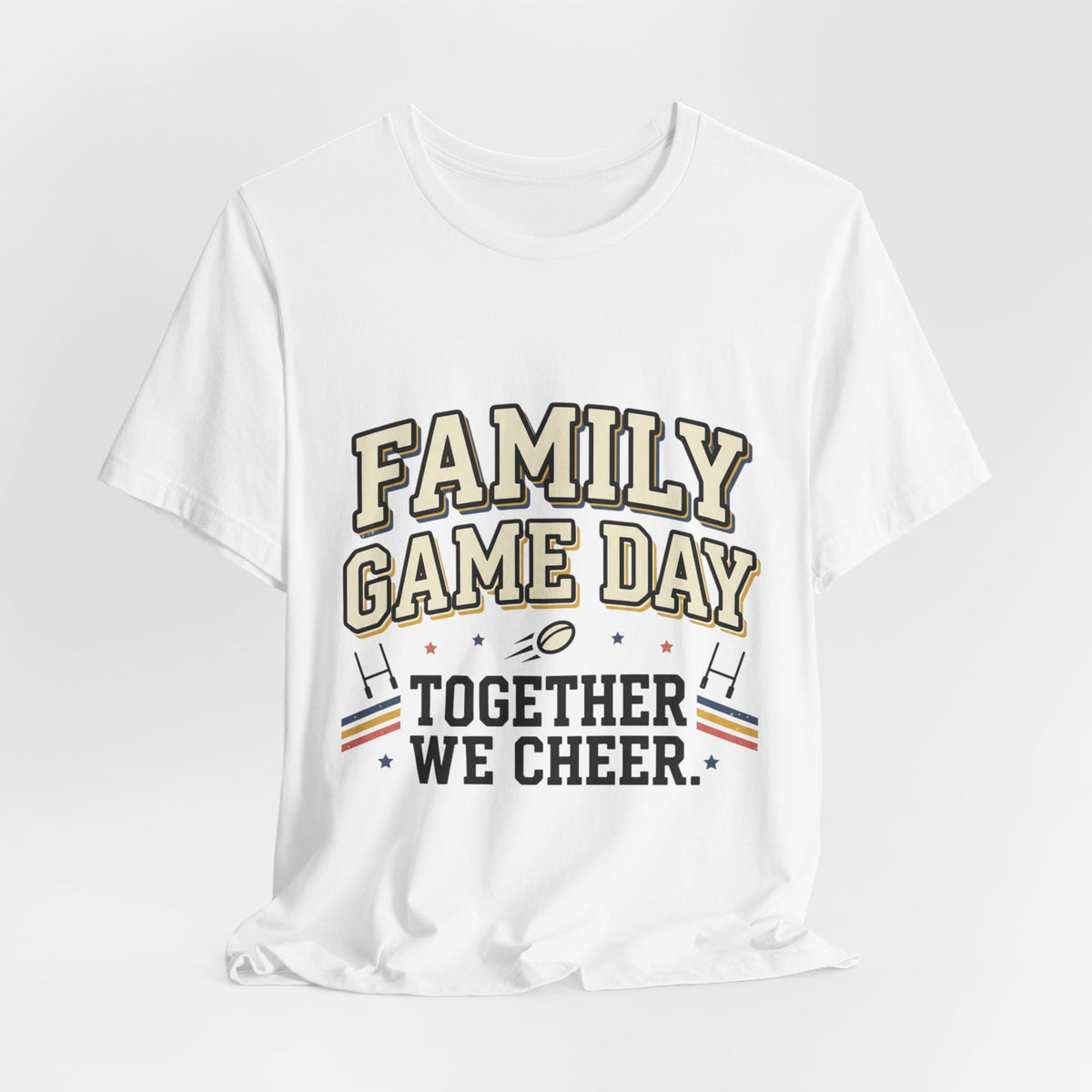 Family Game Day Tee — "Together We Cheer" Family Sports Shirt