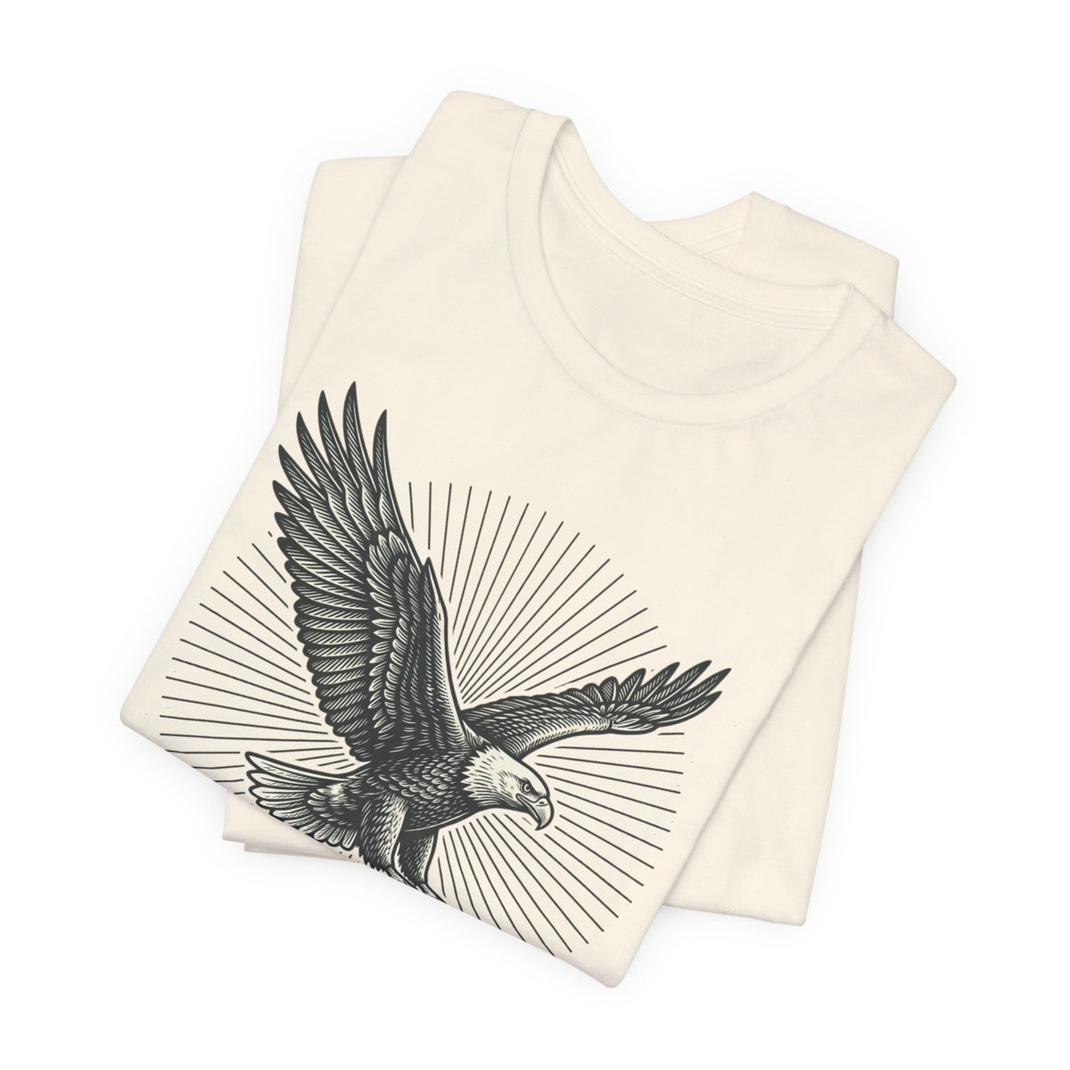 Wings Like Eagles T-Shirt | Christian Isaiah 40:31 Eagle Faith Tee