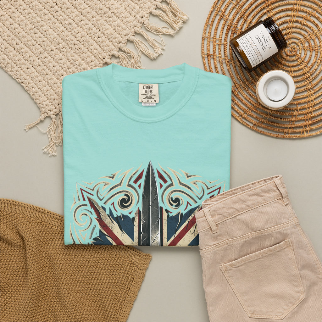 Union Jack Dagger T-Shirt — British Flag Graphic Tee