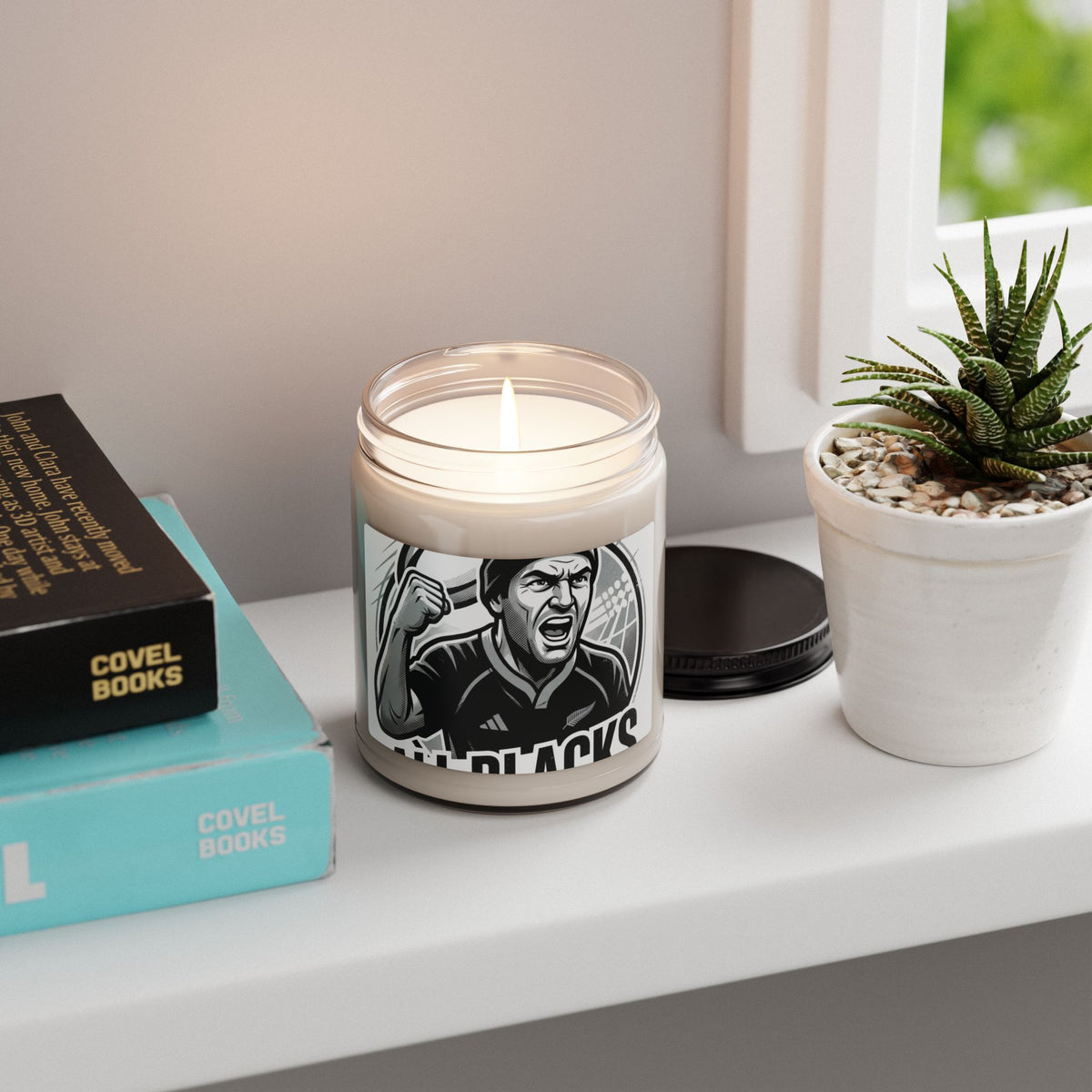 Scented Soy Candle — Rugby Fan Anthem Jar (9oz)