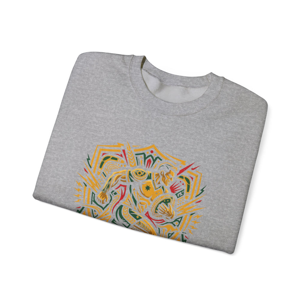 Australia Rugby Crewneck Sweatshirt — Abstract Kangaroo Rugby Design