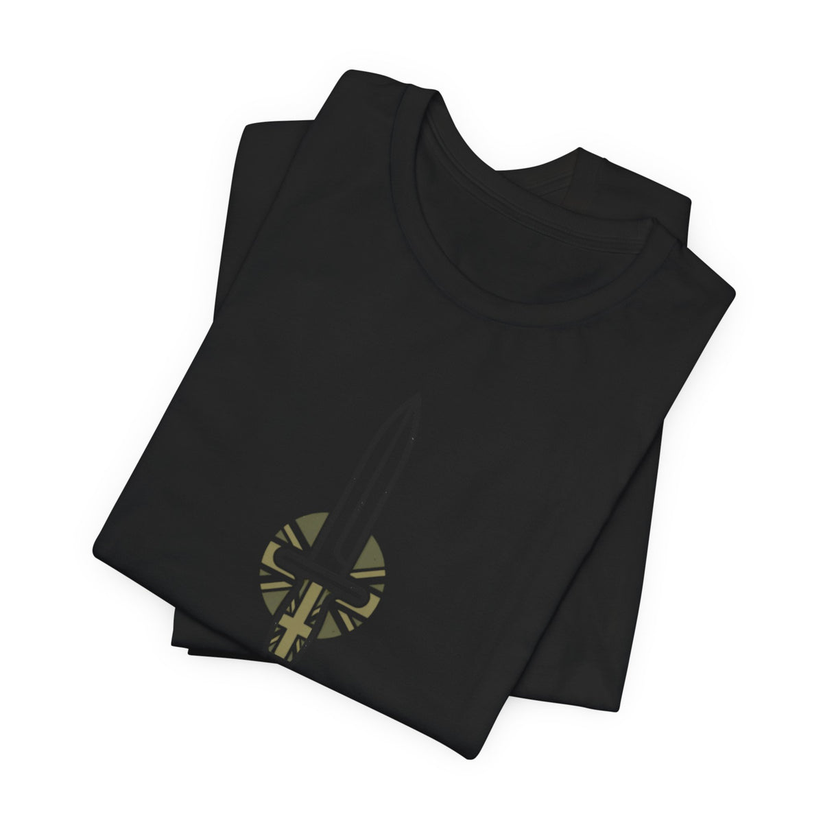 British Infantry Regiment Tee — Military Emblem Short Sleeve Shirt