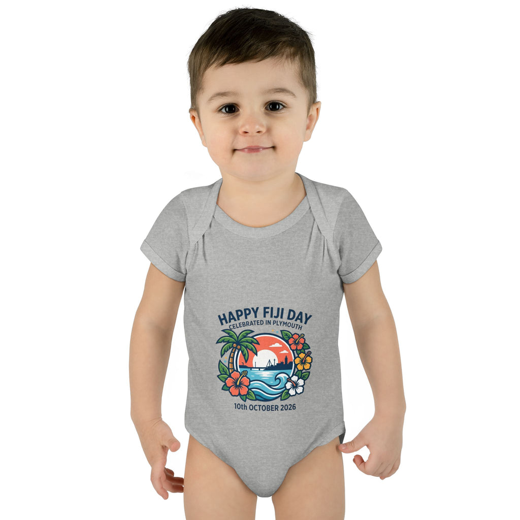 Happy Fiji Day Infant Bodysuit — Tropical Island Baby Onesie (10th October 2026)
