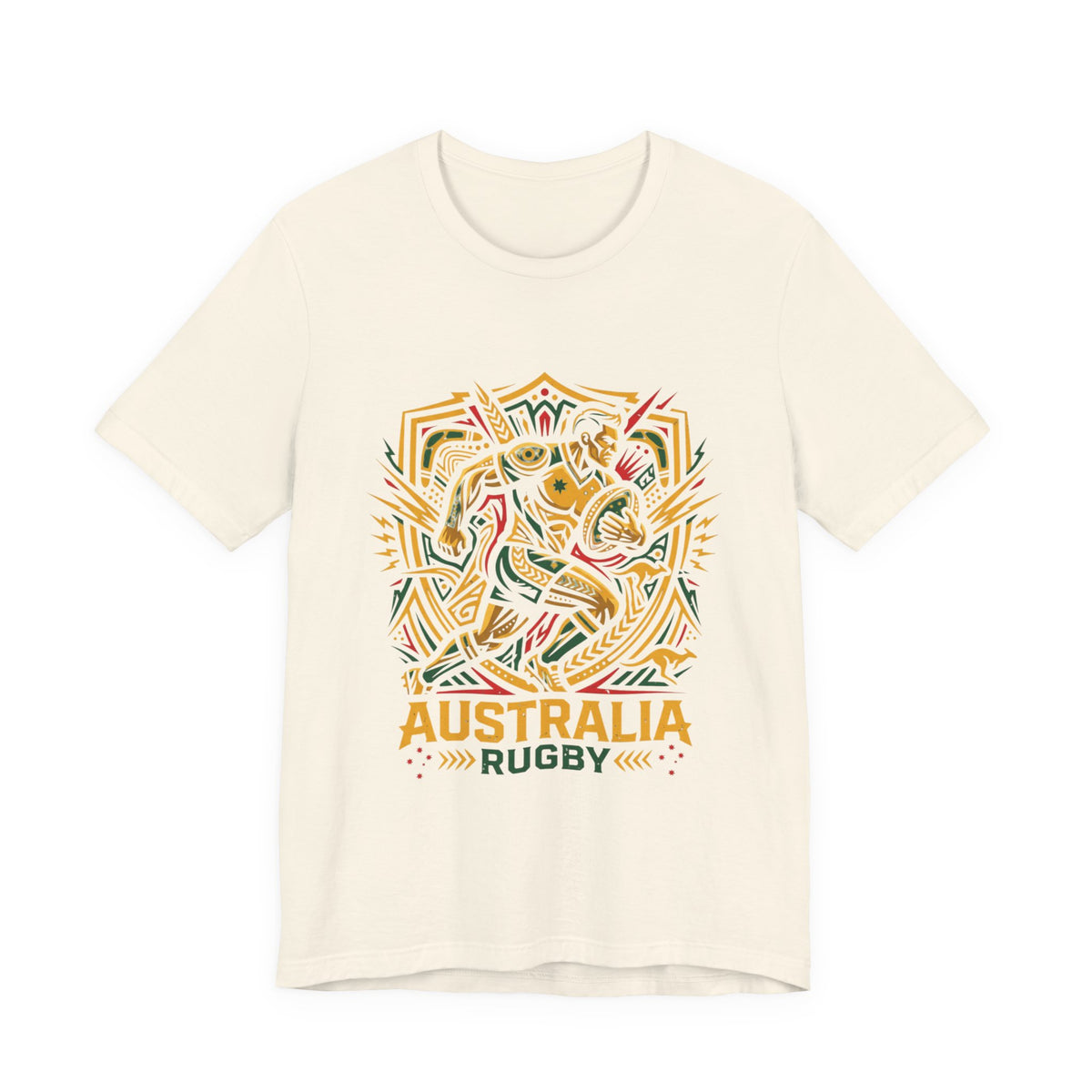 Australia Rugby T-Shirt — Tribal Wallaby Design