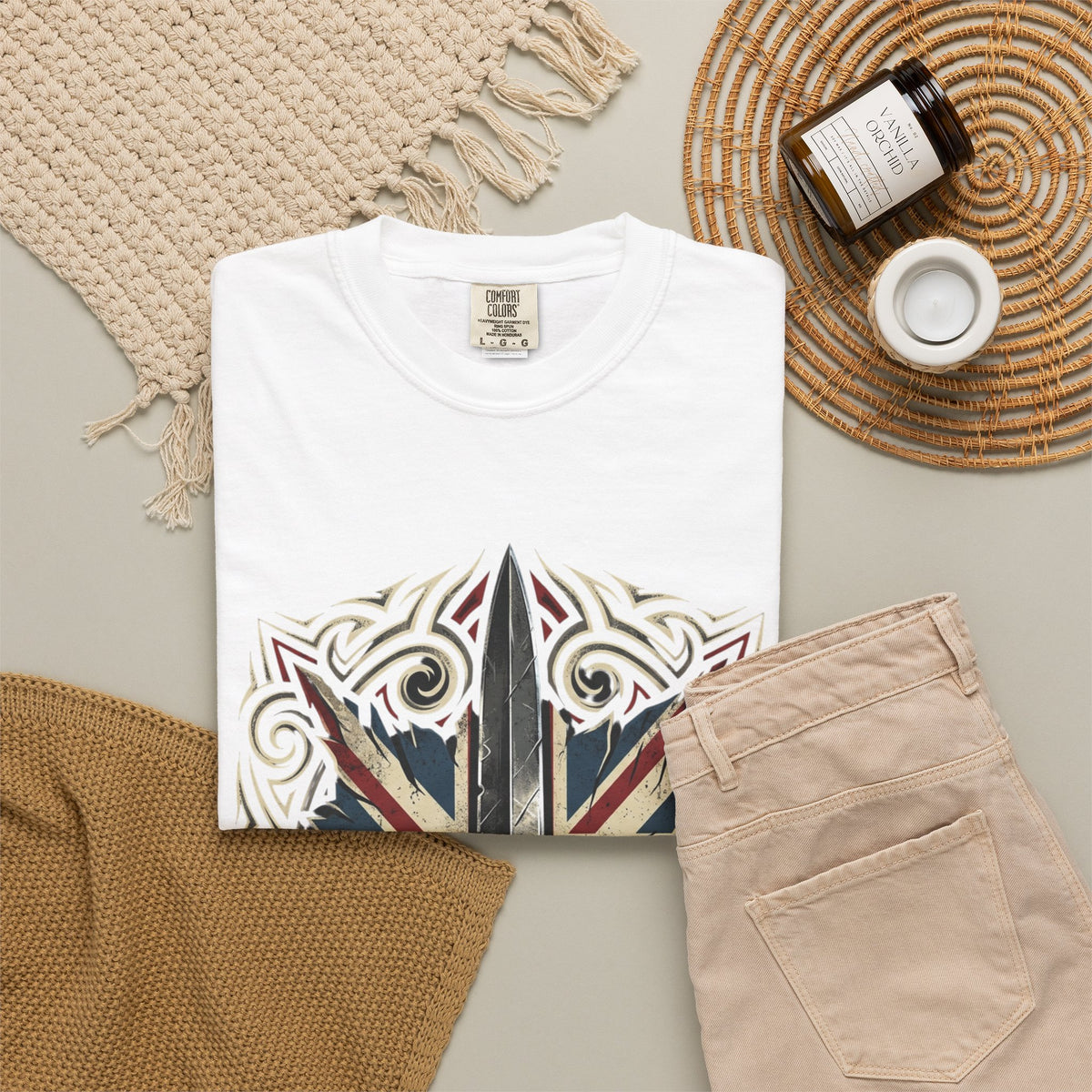 Union Jack Dagger T-Shirt — British Flag Graphic Tee