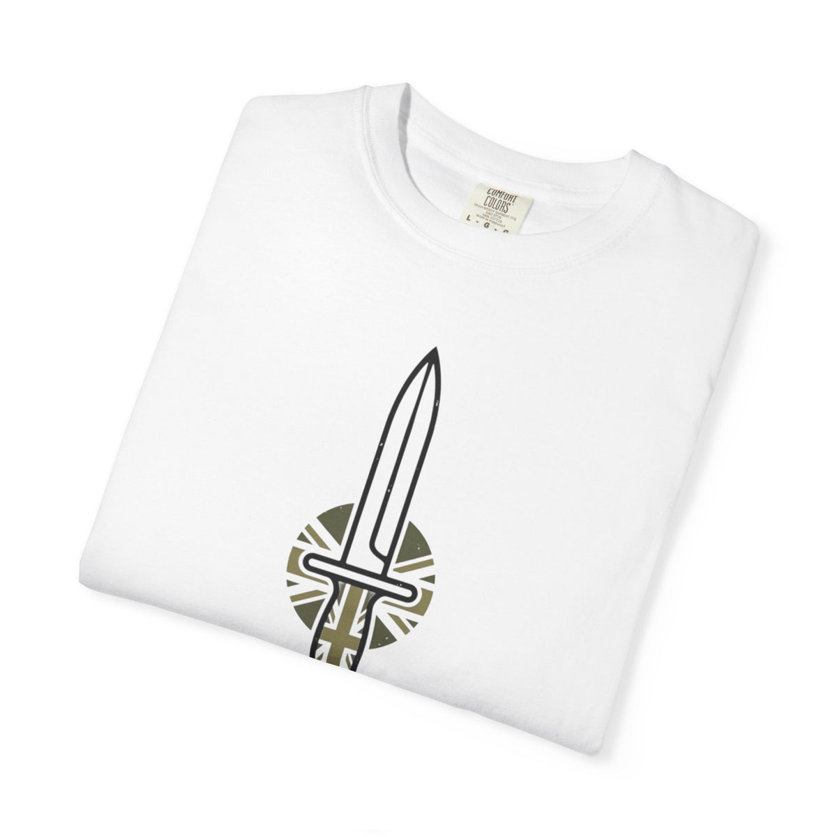 British Infantry Regiment T-Shirt — Sword & Union Jack Military Tee