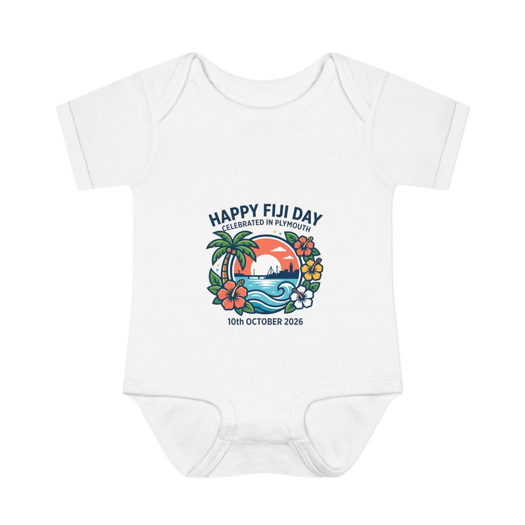 Happy Fiji Day Infant Bodysuit — Tropical Island Baby Onesie (10th October 2026)
