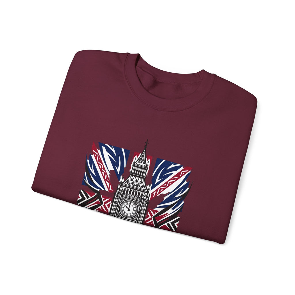 London Big Ben Union Jack Crewneck Sweatshirt