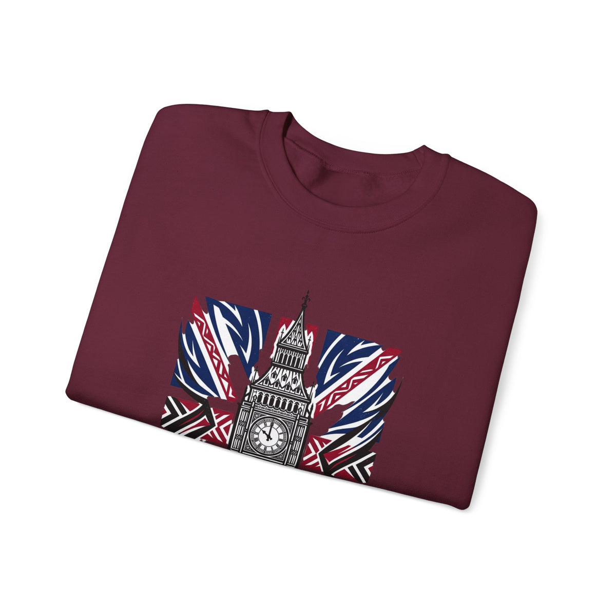 London Big Ben Union Jack Crewneck Sweatshirt