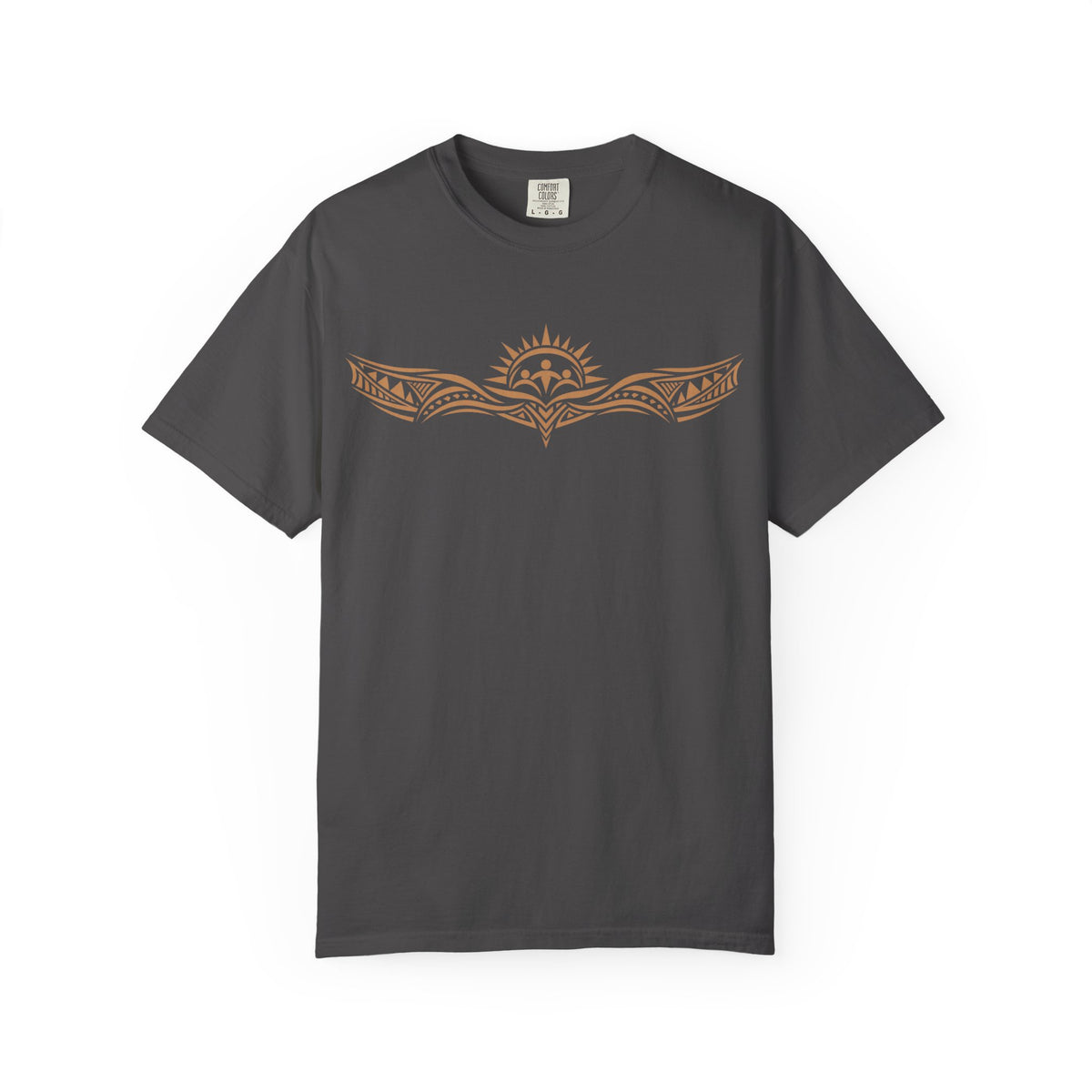 Tribal Sunset T‑Shirt — "Your Tribe" Inspirational Back Graphic
