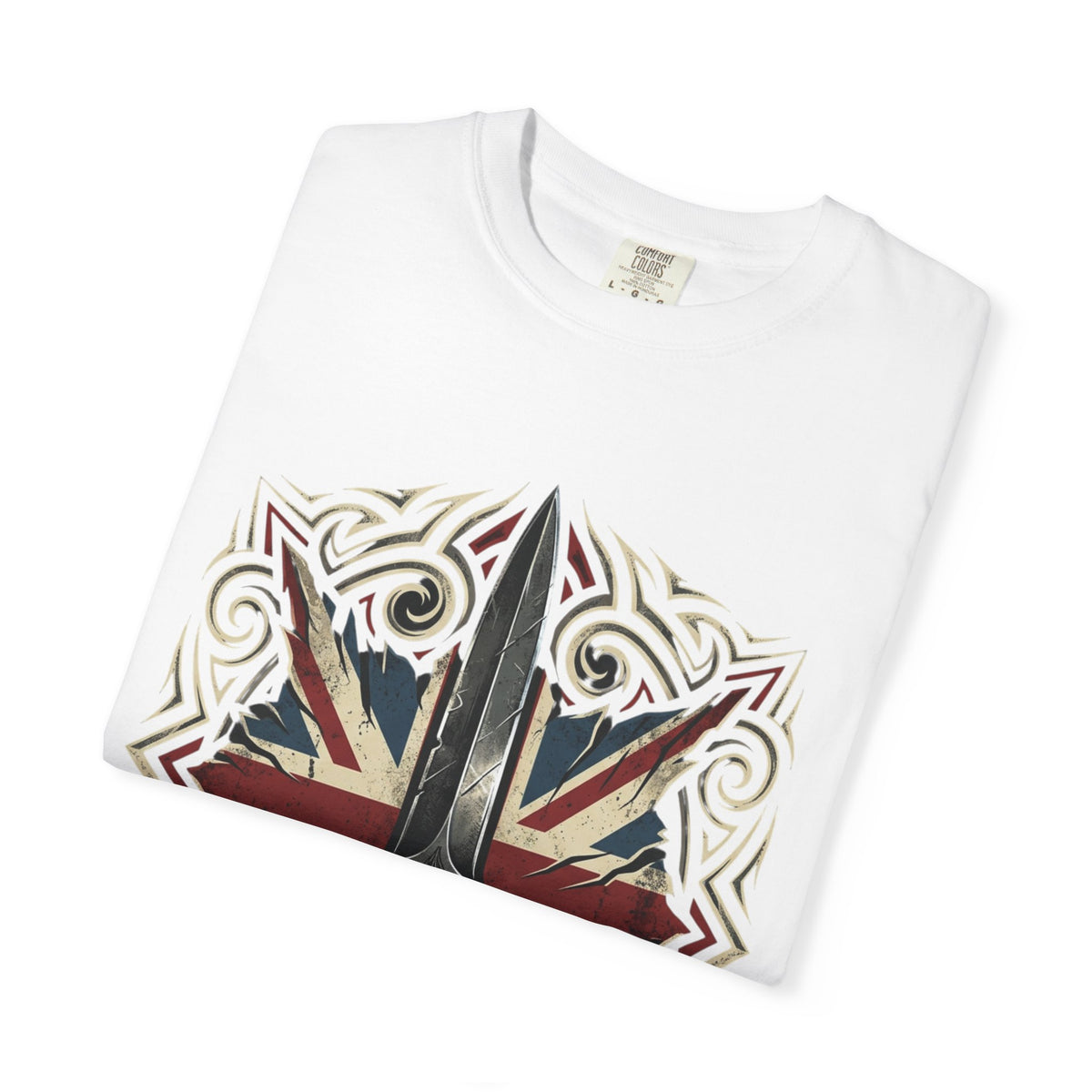 Union Jack Dagger T-Shirt — British Flag Graphic Tee