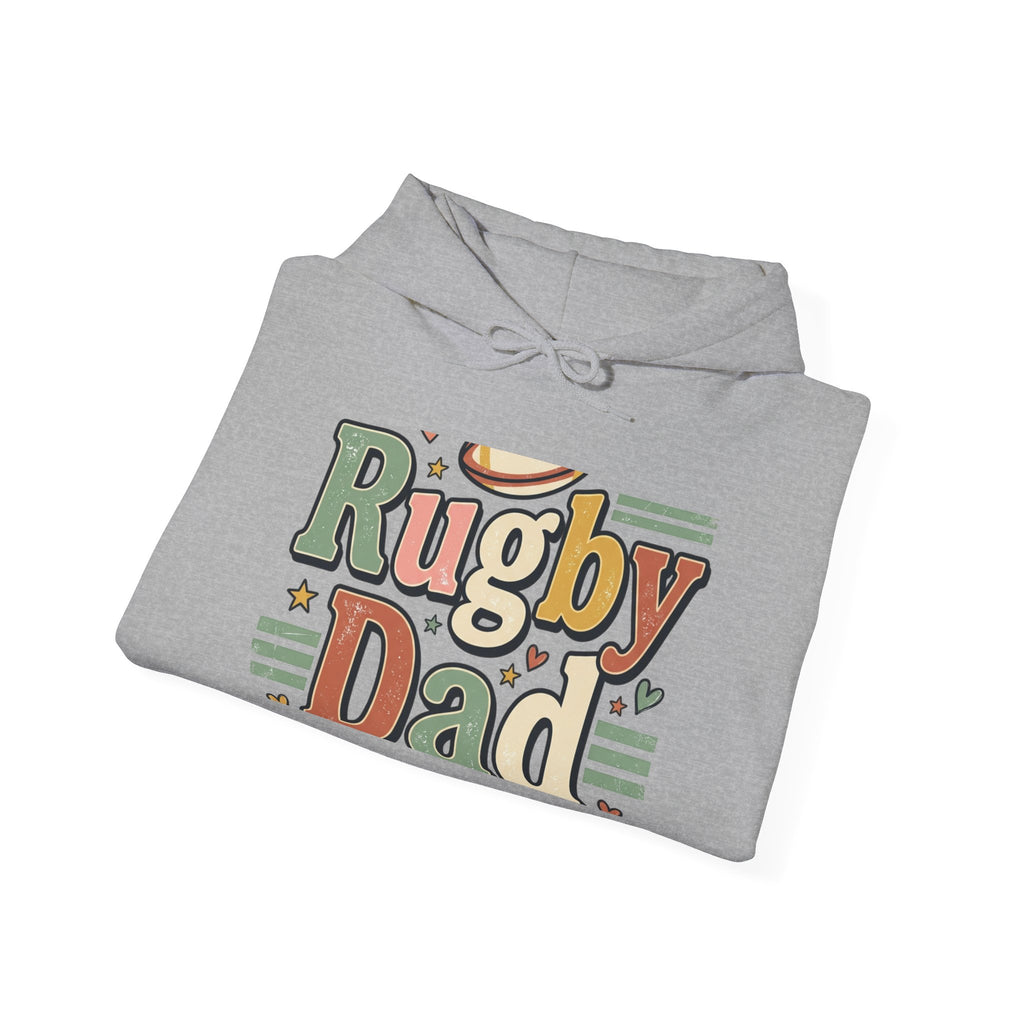 Rugby Dad Hoodie — Retro Rugby Dad Sweatshirt, Perfect Father’s Day Gift