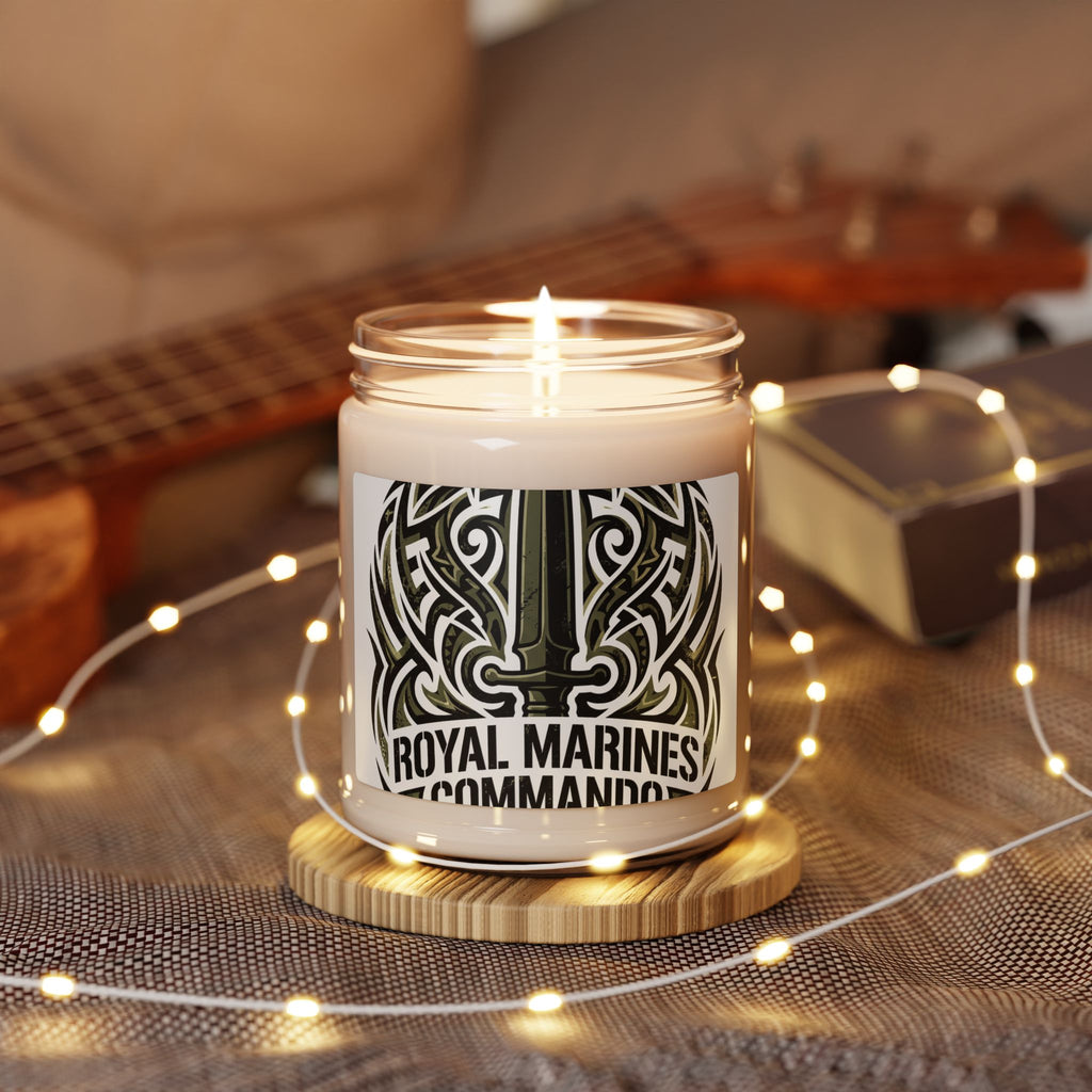 Royal Marines Commandos Soy Candle — 9oz Scented Tribute Candle