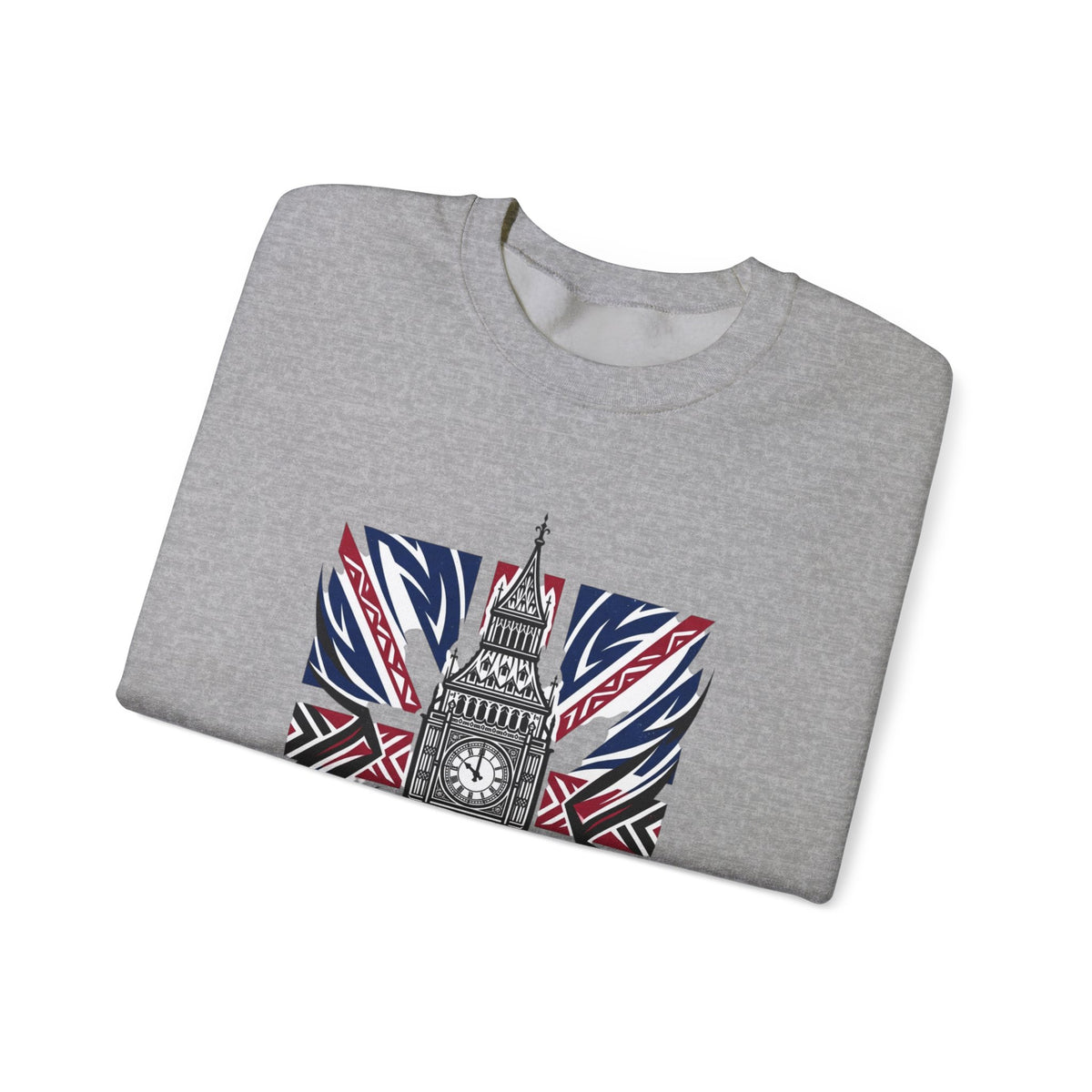 London Big Ben Union Jack Crewneck Sweatshirt