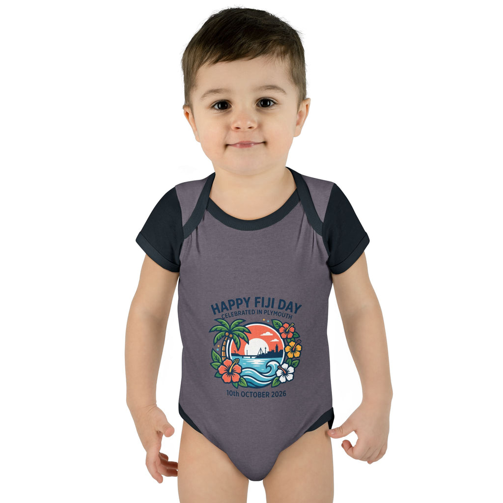 Happy Fiji Day Infant Bodysuit — Tropical Island Baby Onesie (10th October 2026)