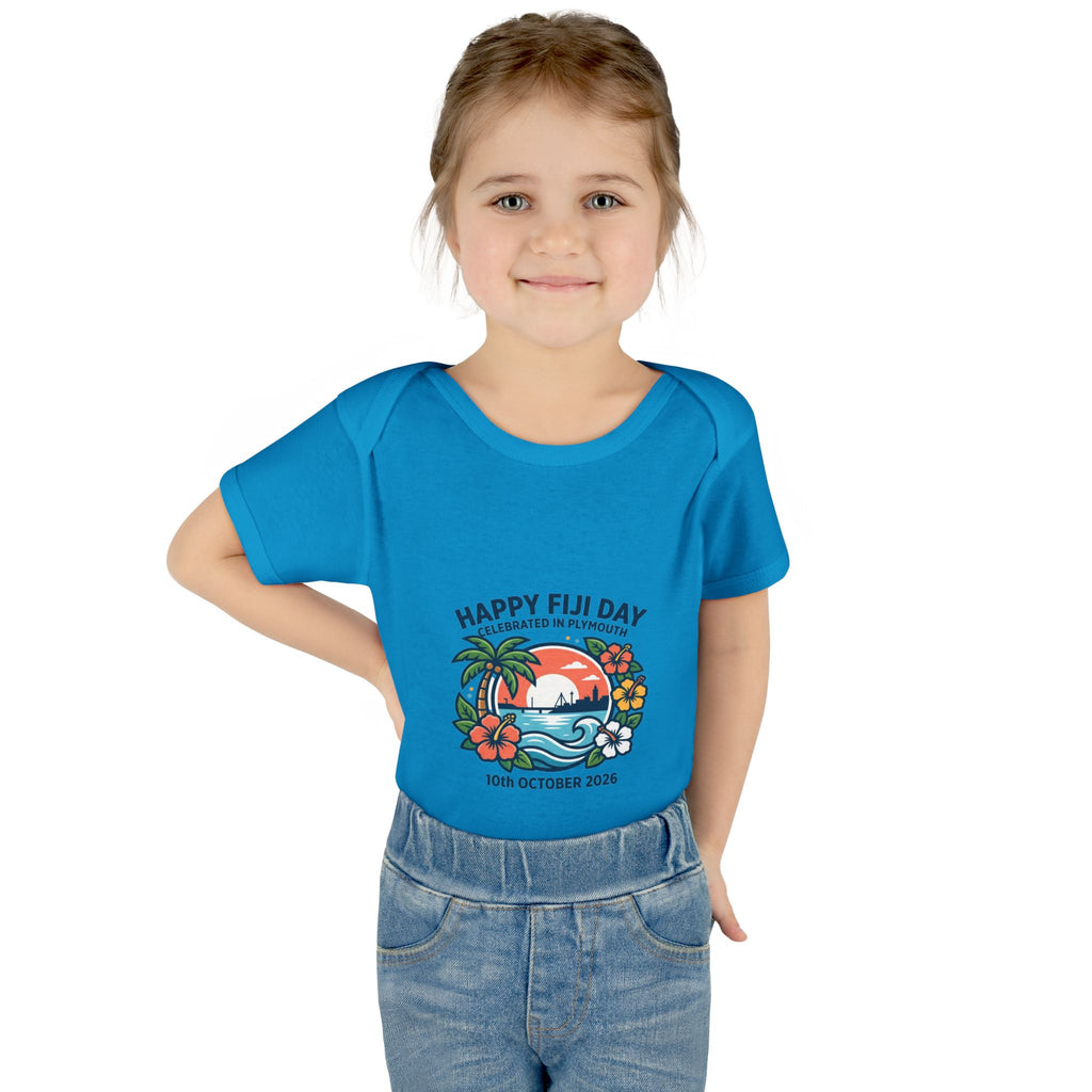 Happy Fiji Day Infant Bodysuit — Tropical Island Baby Onesie (10th October 2026)