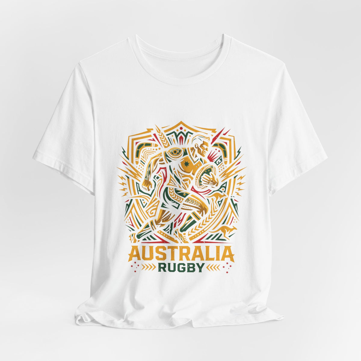 Australia Rugby T-Shirt — Tribal Wallaby Design
