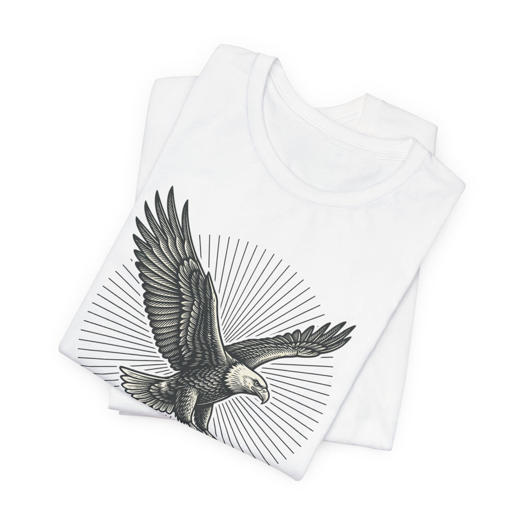 Wings Like Eagles T-Shirt | Christian Isaiah 40:31 Eagle Faith Tee