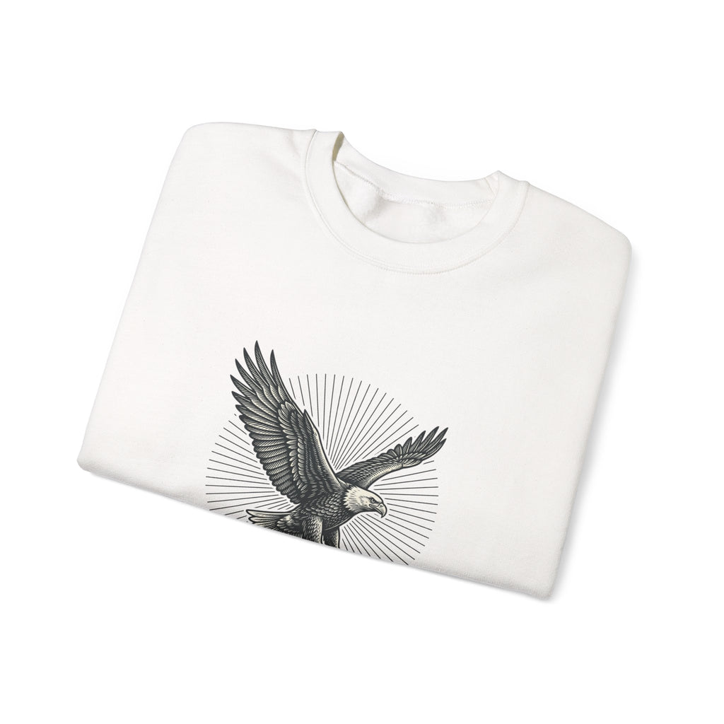 Wings Like Eagles Sweatshirt | Christian Scripture Psalm 103:5 Faith Apparel