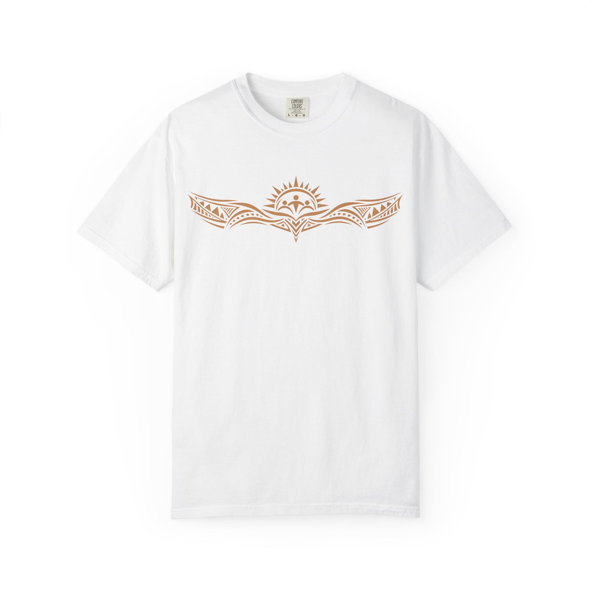 Tribal Sunset T‑Shirt — "Your Tribe" Inspirational Back Graphic