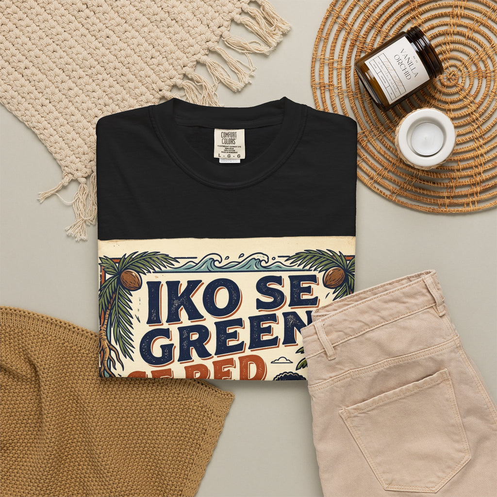 Iko Se Green Se Red Fiji T-Shirt — Vintage Island Vibes Graphic Tee