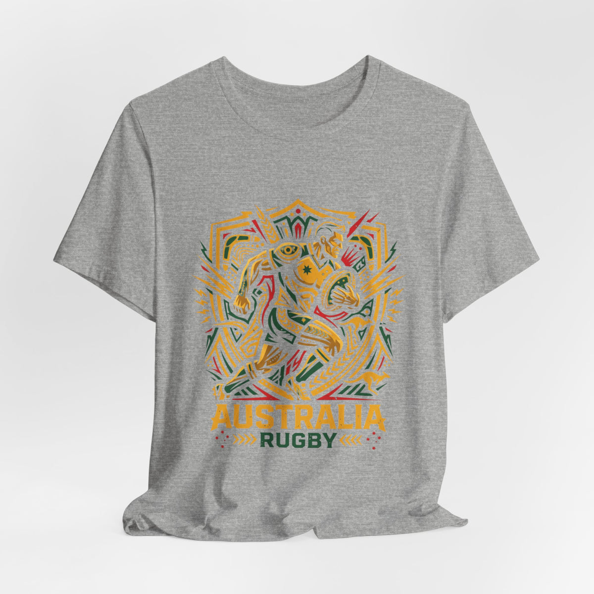 Australia Rugby T-Shirt — Tribal Wallaby Design