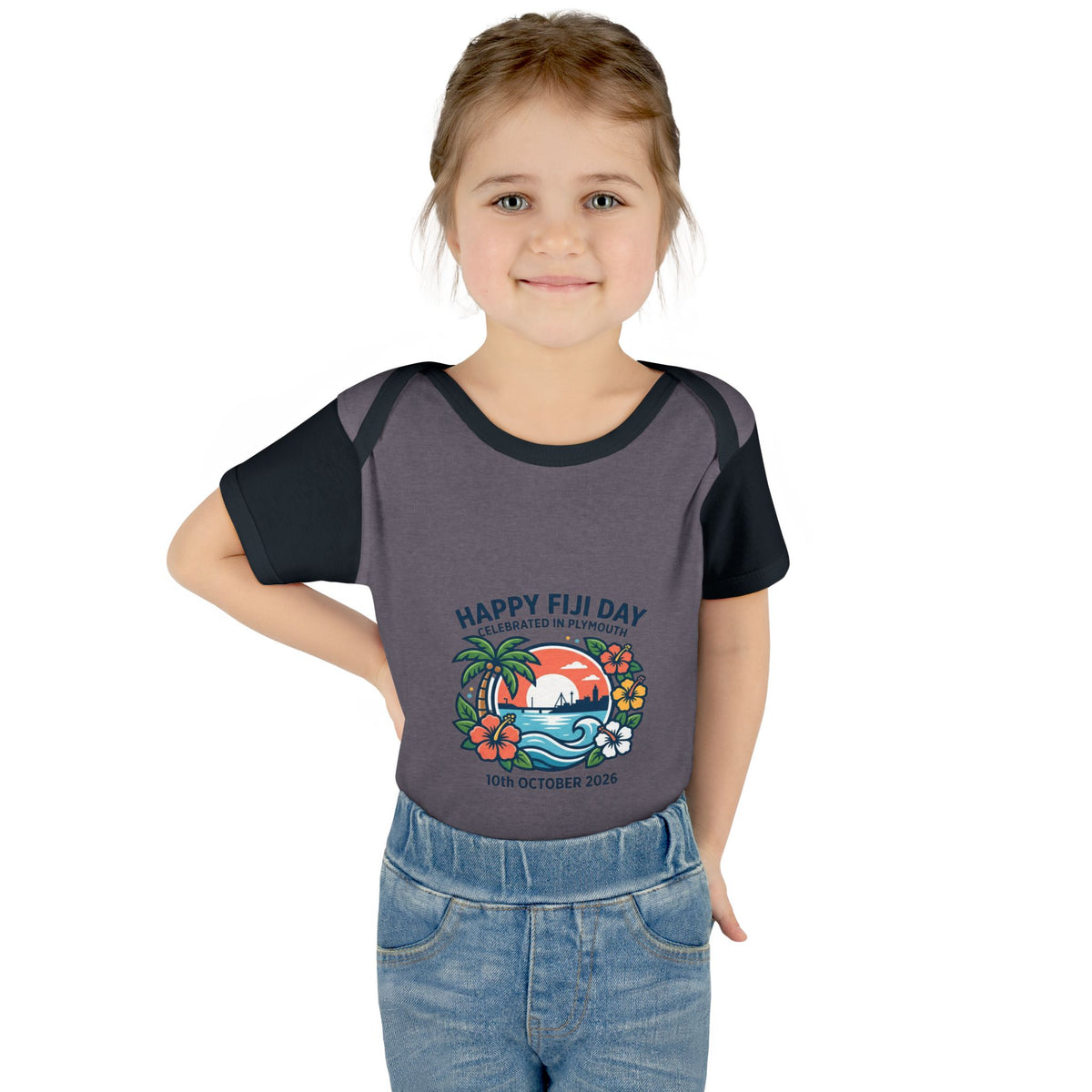 Happy Fiji Day Infant Bodysuit — Tropical Island Baby Onesie (10th October 2026)