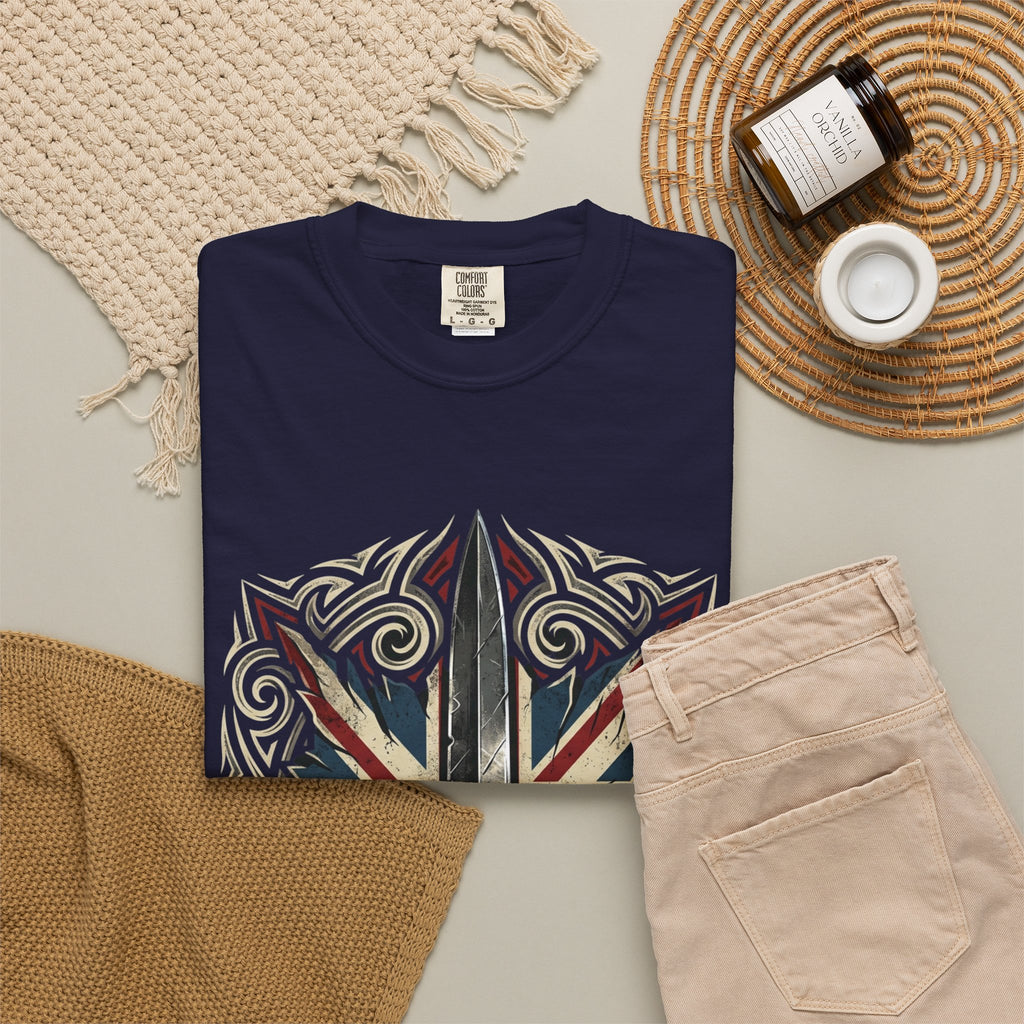 Union Jack Dagger T-Shirt — British Flag Graphic Tee
