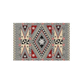 Southwestern Diamond Outdoor Rug — Durable Patio/Deck Accent Mat