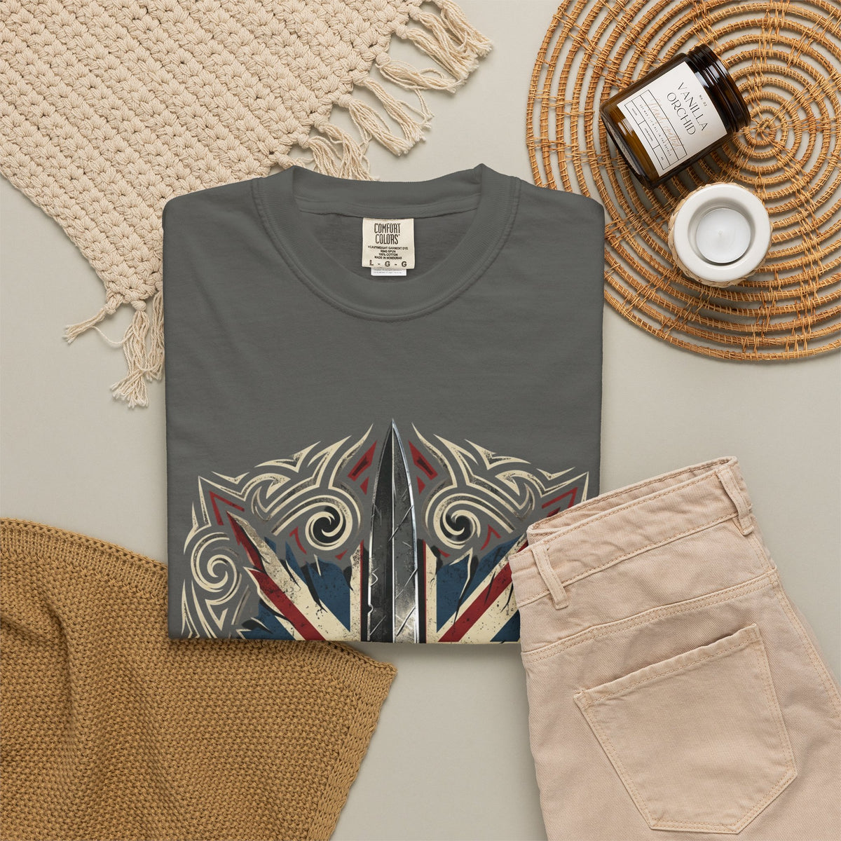 Union Jack Dagger T-Shirt — British Flag Graphic Tee