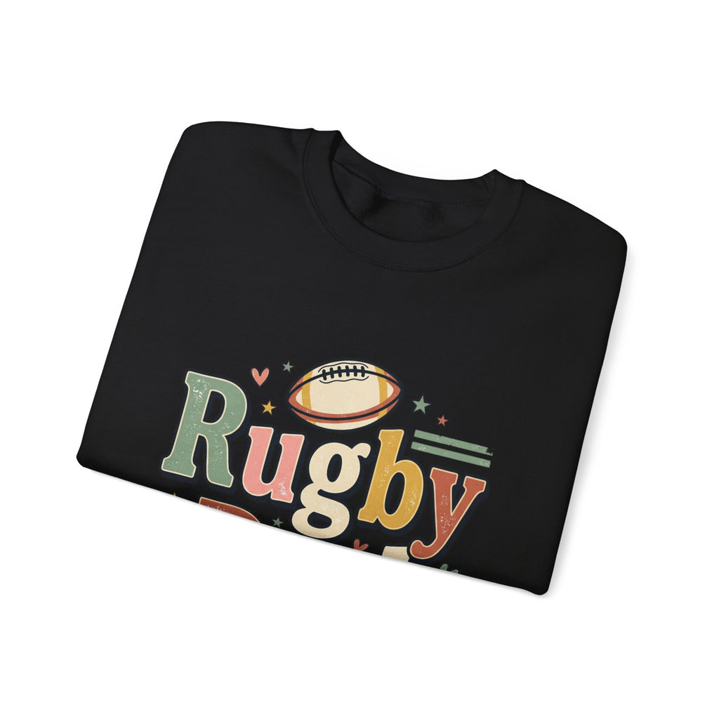 Rugby Dad Sweatshirt — Supportive, Devoted, Fatherly Crewneck