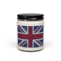 British Union Jack Soy Candle — 9oz Scented Jar (Patriotic UK Decor)
