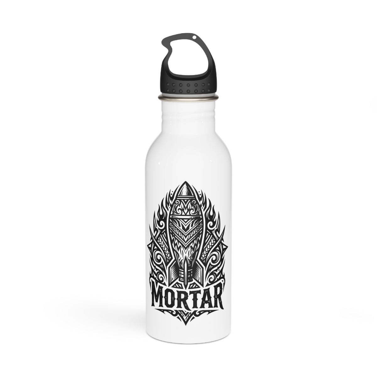 Mortar Tattoo-Style Stainless Steel Water Bottle