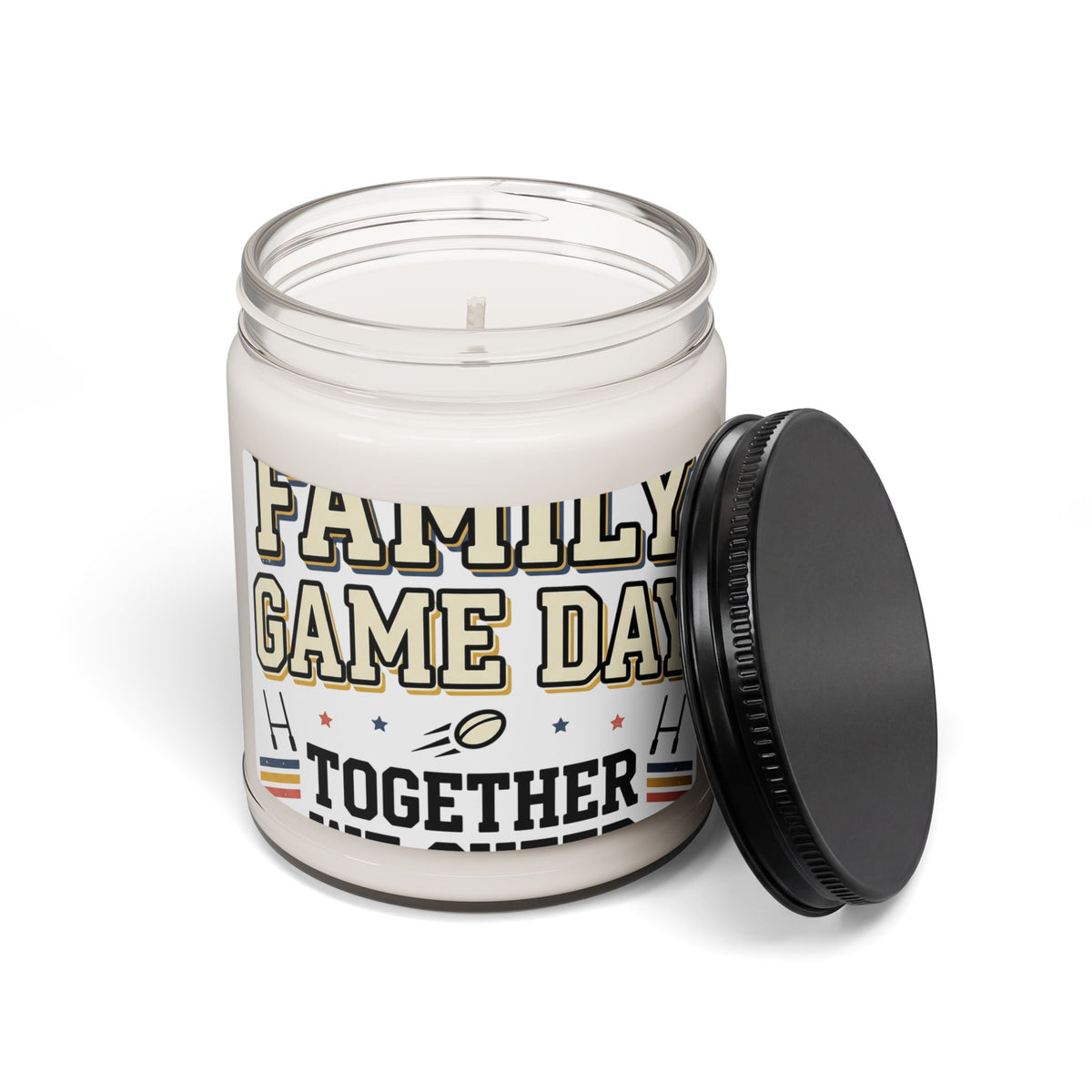 Family Game Day Scented Soy Candle — 9oz ‘Together’ Cozy Game Night Candle