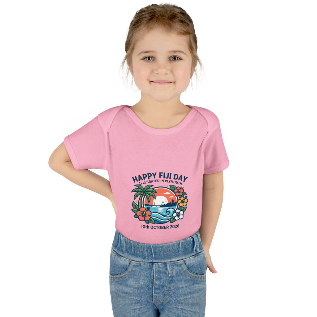 Happy Fiji Day Infant Bodysuit — Tropical Island Baby Onesie (10th October 2026)