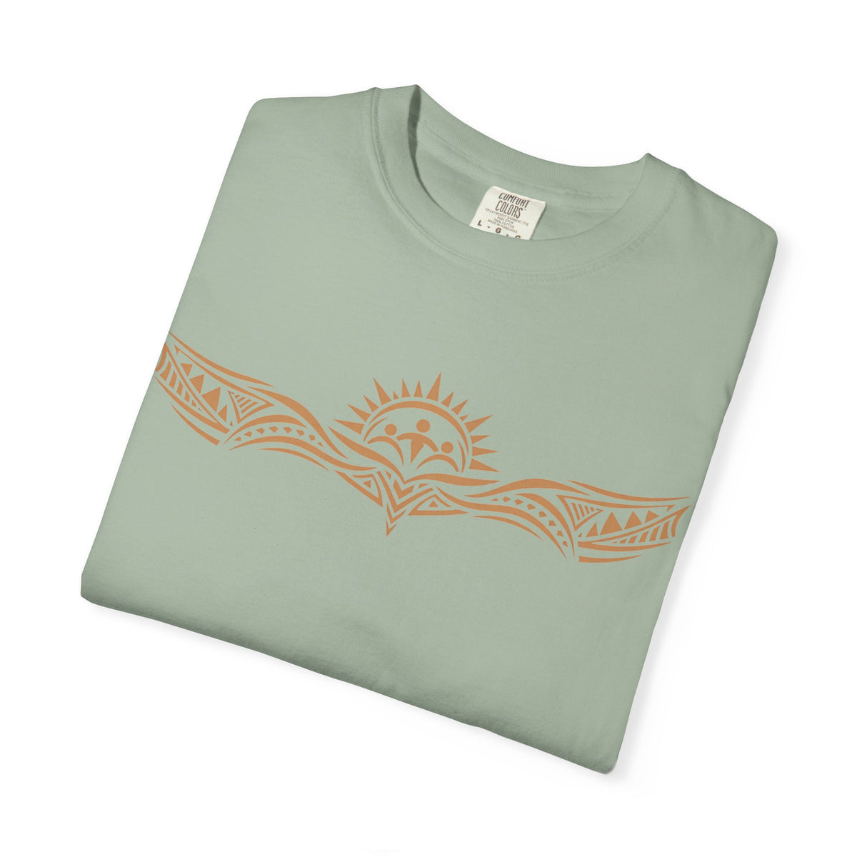 Tribal Sunset T‑Shirt — "Your Tribe" Inspirational Back Graphic