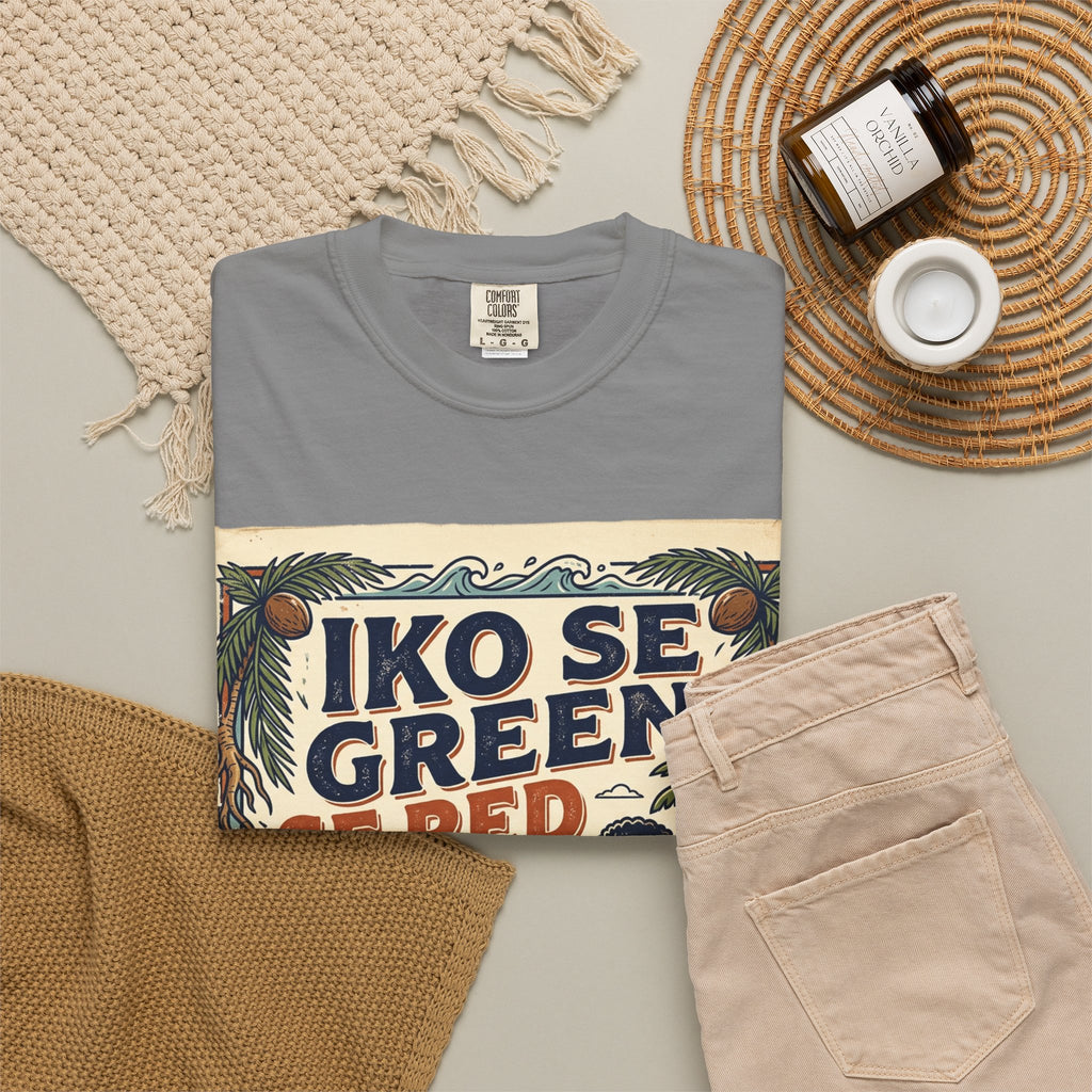 Iko Se Green Se Red Fiji T-Shirt — Vintage Island Vibes Graphic Tee