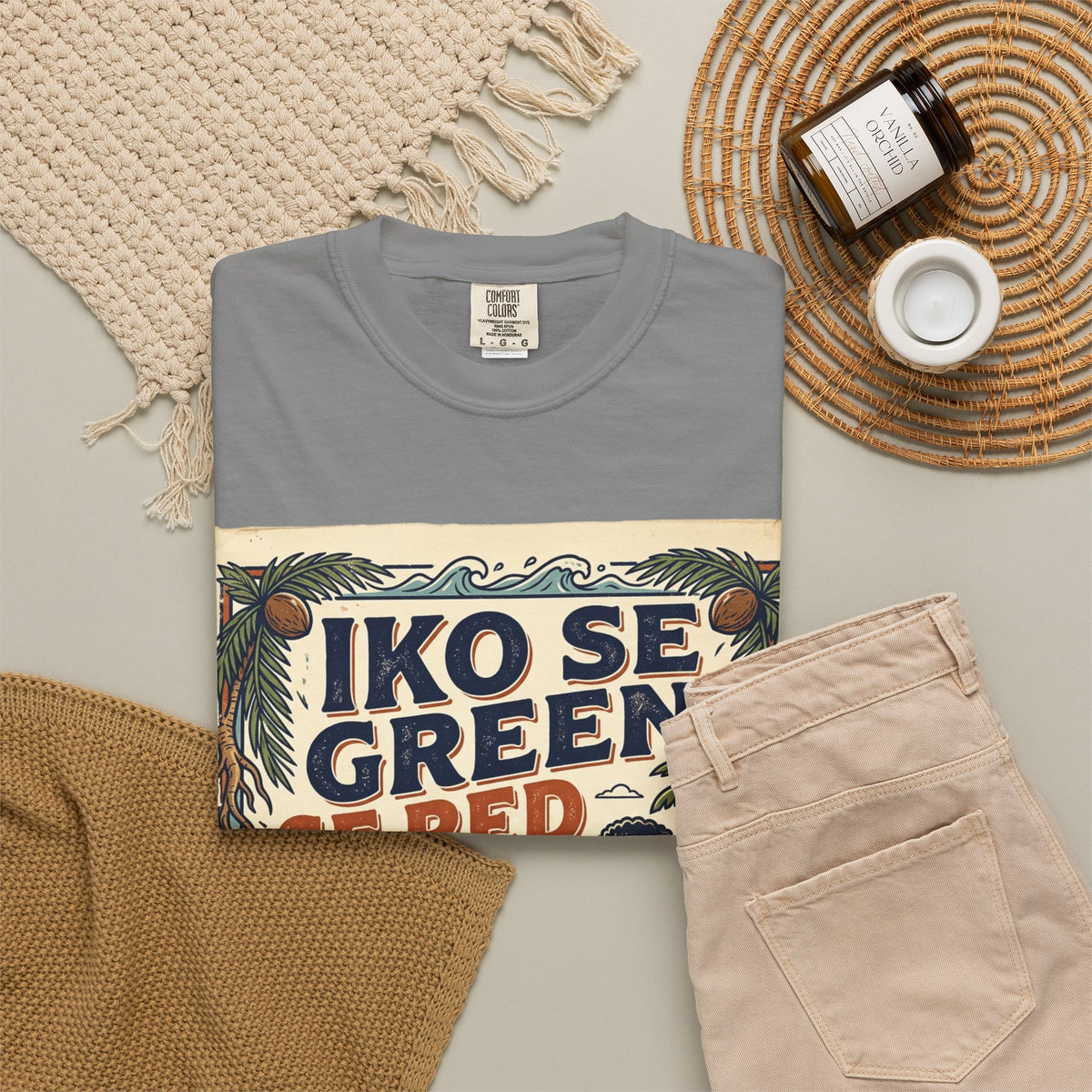 Iko Se Green Se Red Fiji T-Shirt — Vintage Island Vibes Graphic Tee