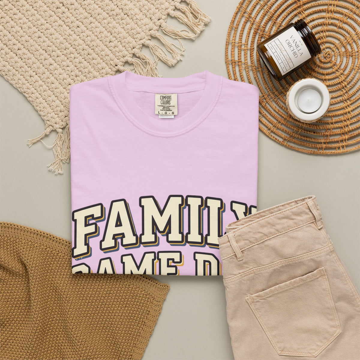 Family Game Day T-Shirt — “Together We Cheer” Football & Sports Team Tee