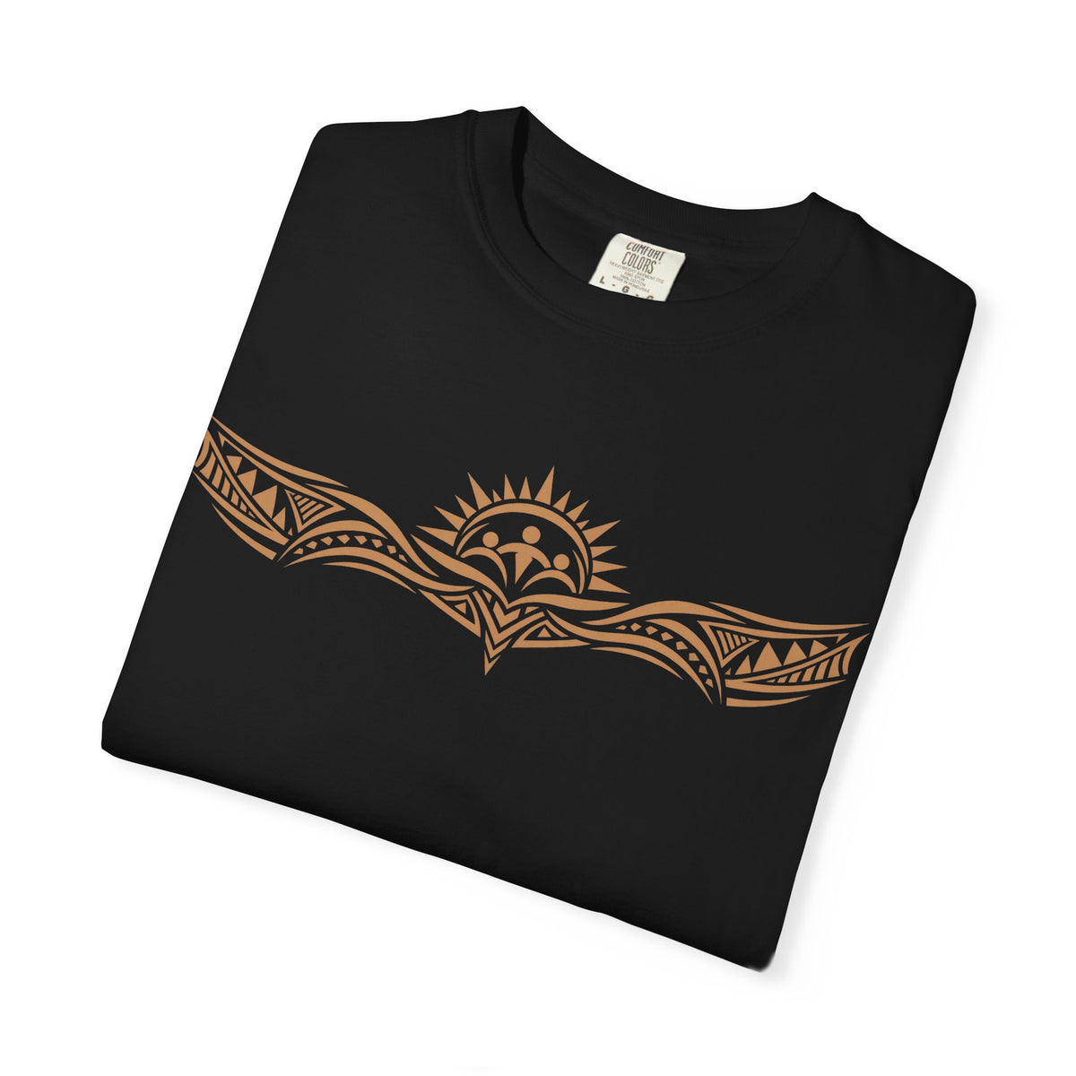 Tribal Sunset T‑Shirt — "Your Tribe" Inspirational Back Graphic