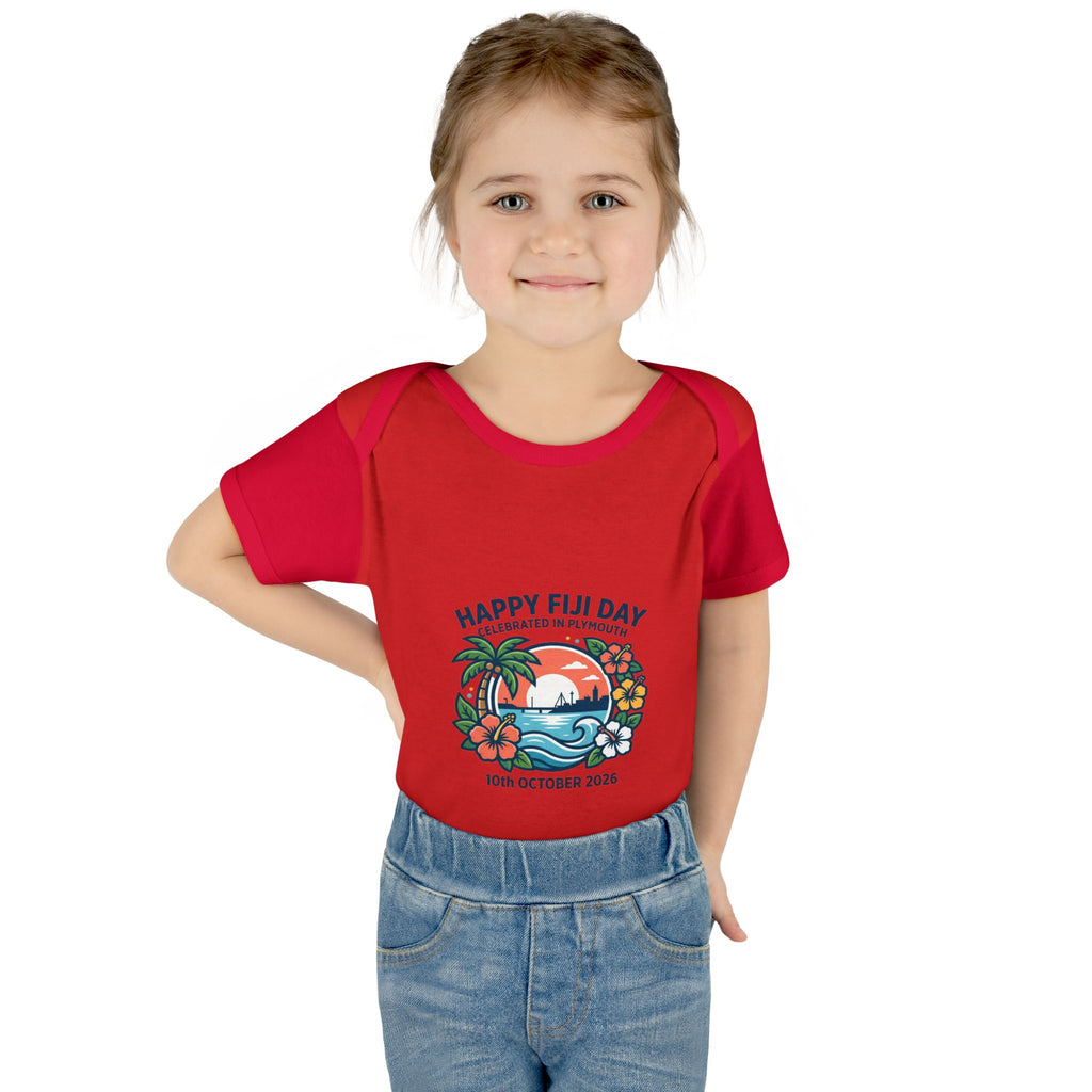 Happy Fiji Day Infant Bodysuit — Tropical Island Baby Onesie (10th October 2026)