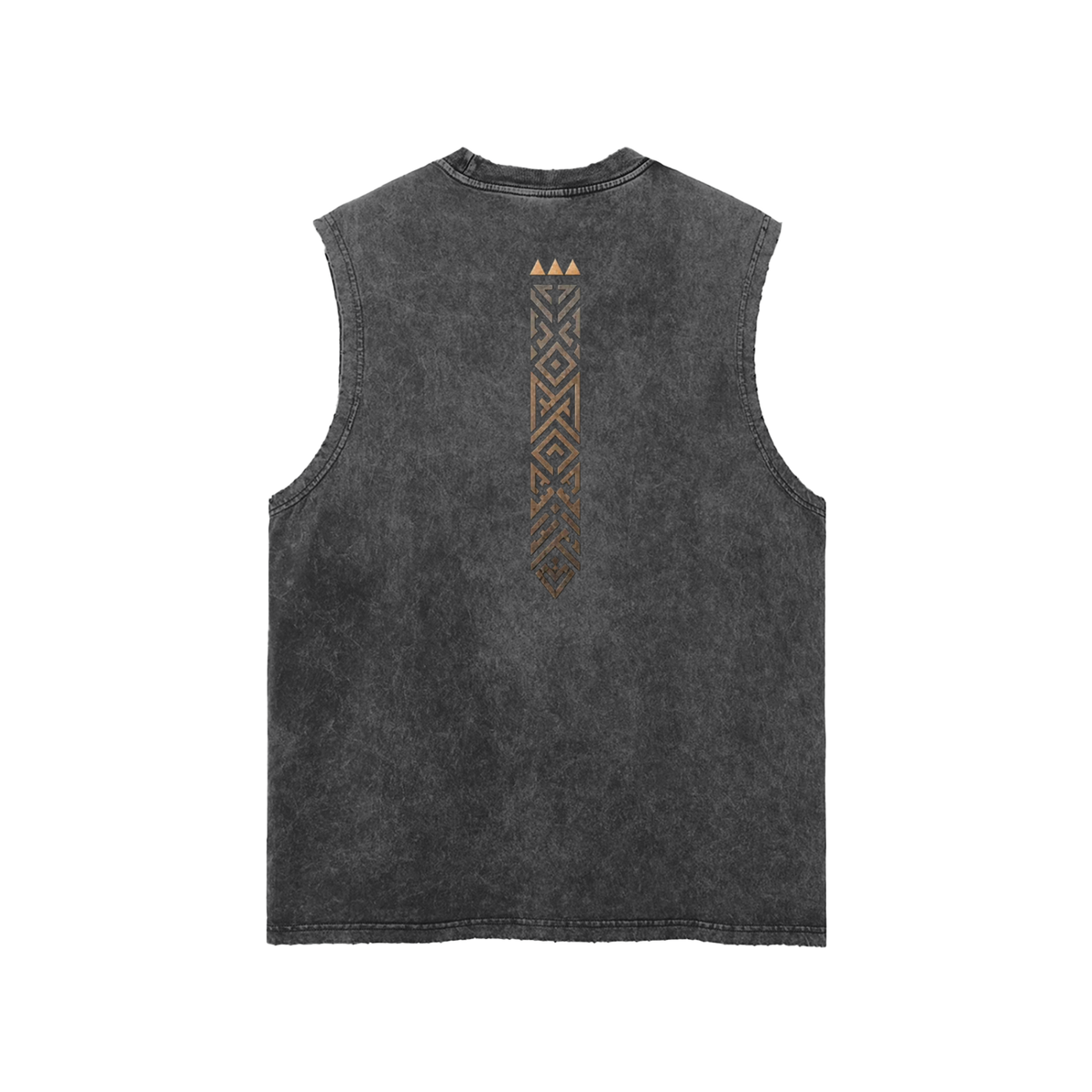 Snow Washed Frayed Hem Tank Top