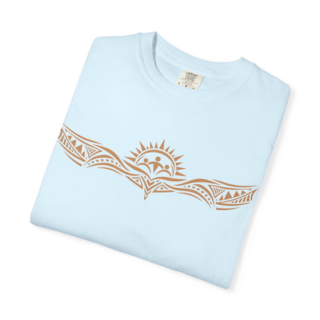 Tribal Sunset T‑Shirt — "Your Tribe" Inspirational Back Graphic