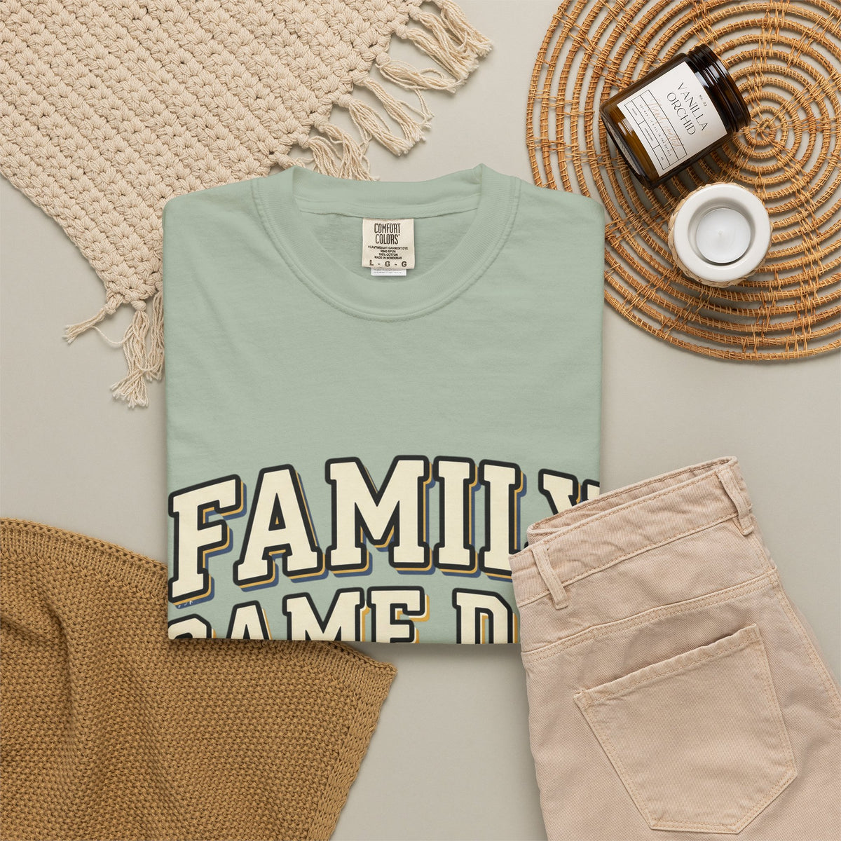 Family Game Day T-Shirt — “Together We Cheer” Football & Sports Team Tee