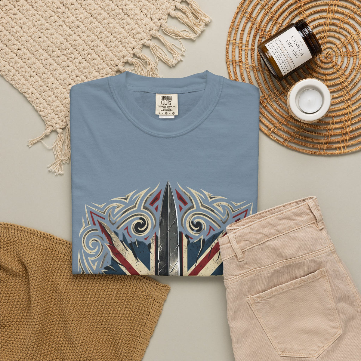 Union Jack Dagger T-Shirt — British Flag Graphic Tee